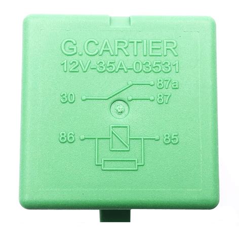 relay g cartier 12v 35a 03531|relais G.CARTIER 03531, 12V.